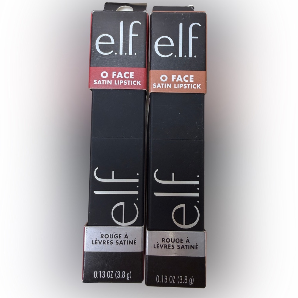 ELF O Face Satin Lipstick - Shameless and No Doubt